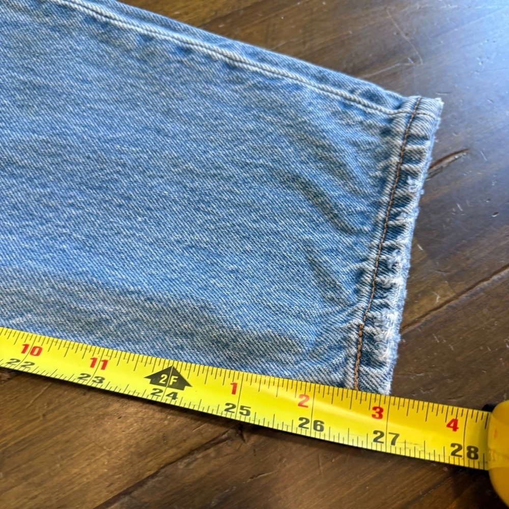 Levi’s Wedgie Straight Leg Jeans Space To Think Medium Wash 25 Casual Mom - Picture 11 of 14